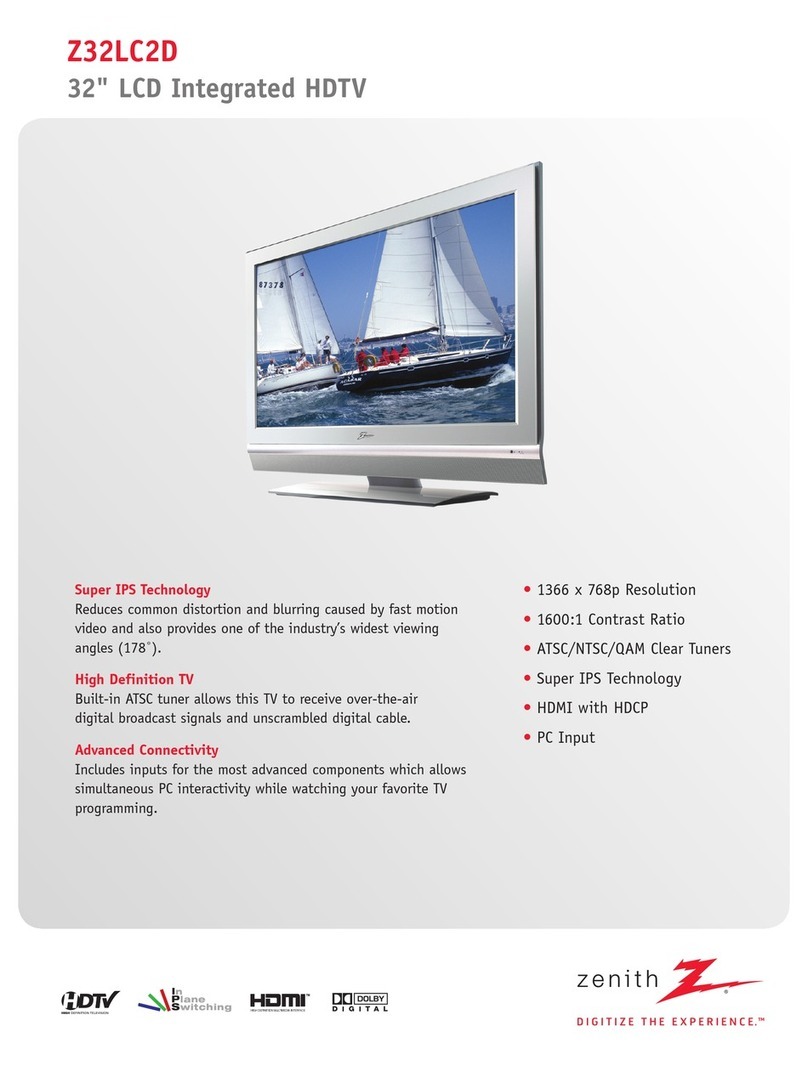Zenith Z32LC2D Specifications