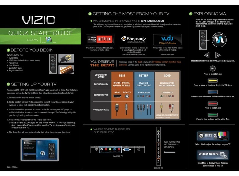 Vizio E422VA User manual