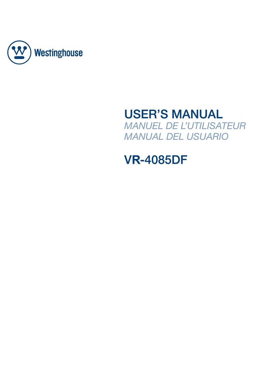 Westinghouse VR-4085DF User manual