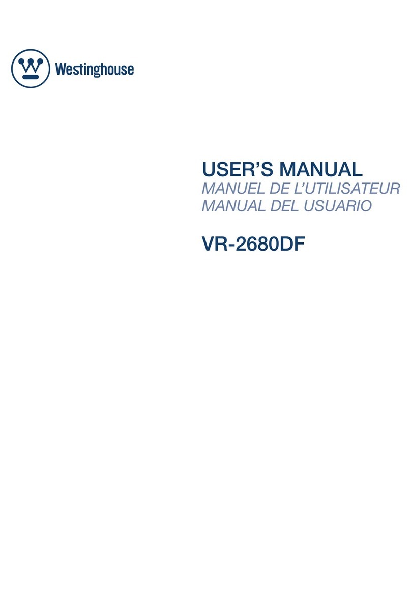Westinghouse VR2680DF user manual