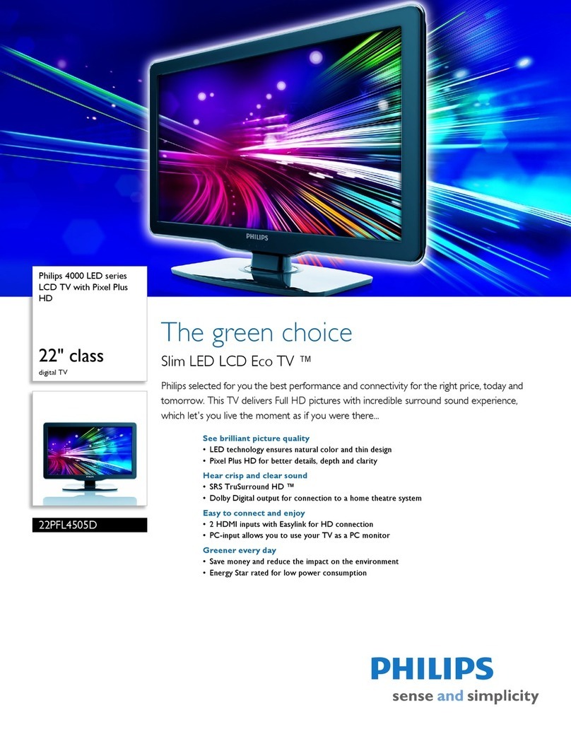 Philips 22PFL4505D User manual
