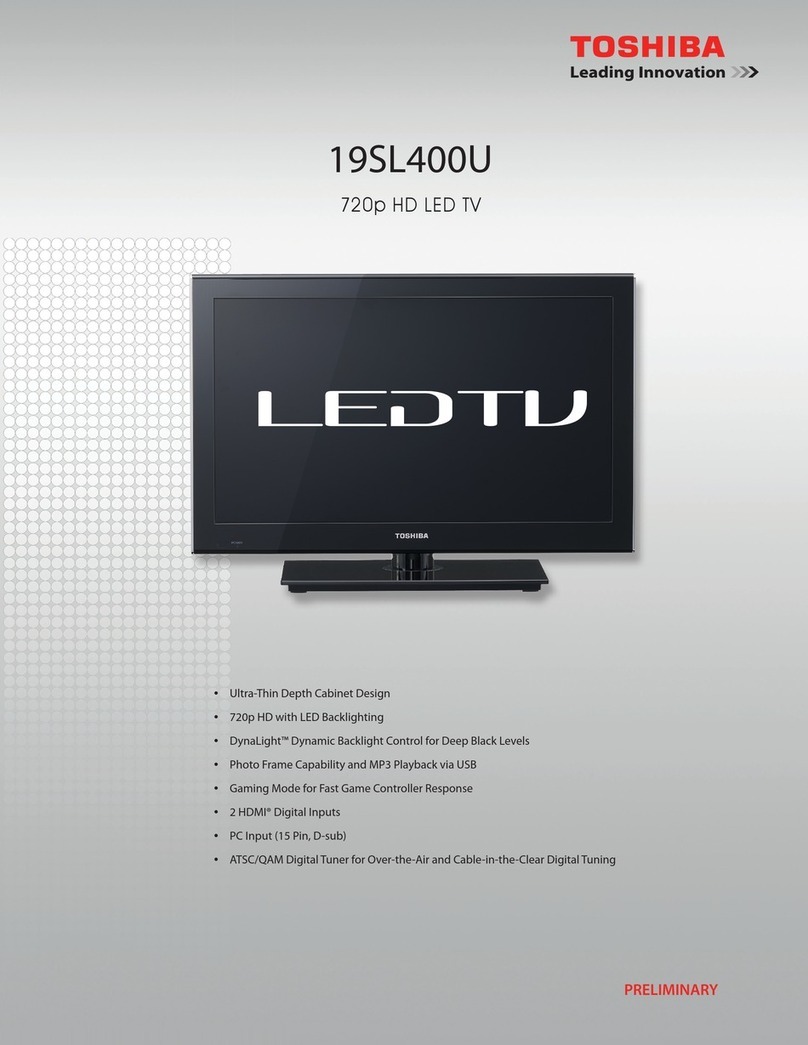 Toshiba 19SL400U User manual