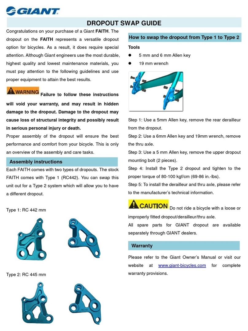 Giant FAITH - SERVICE Guide
