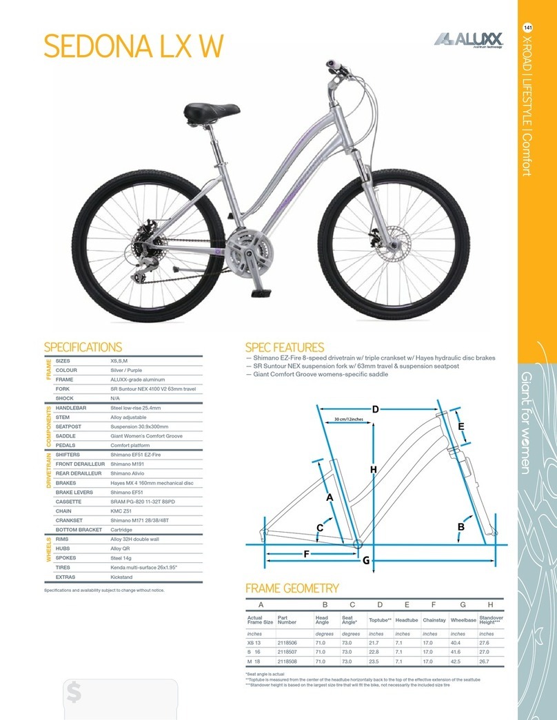 Giant SEDONA LX W datasheet