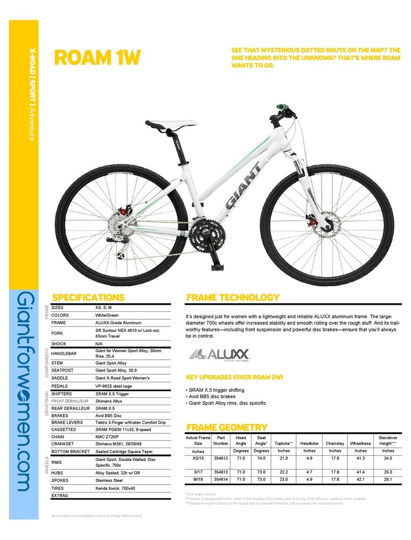 Giant ROAM 1W User manual