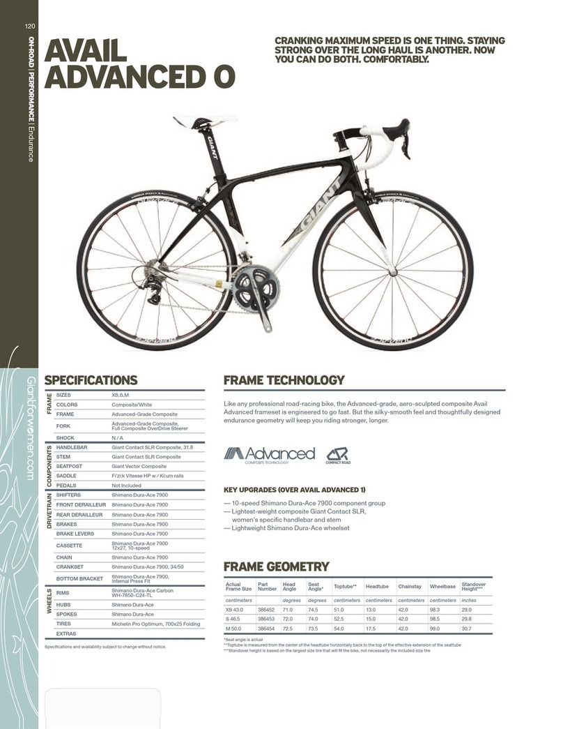 Giant AVAIL ADVANCED 0 User manual