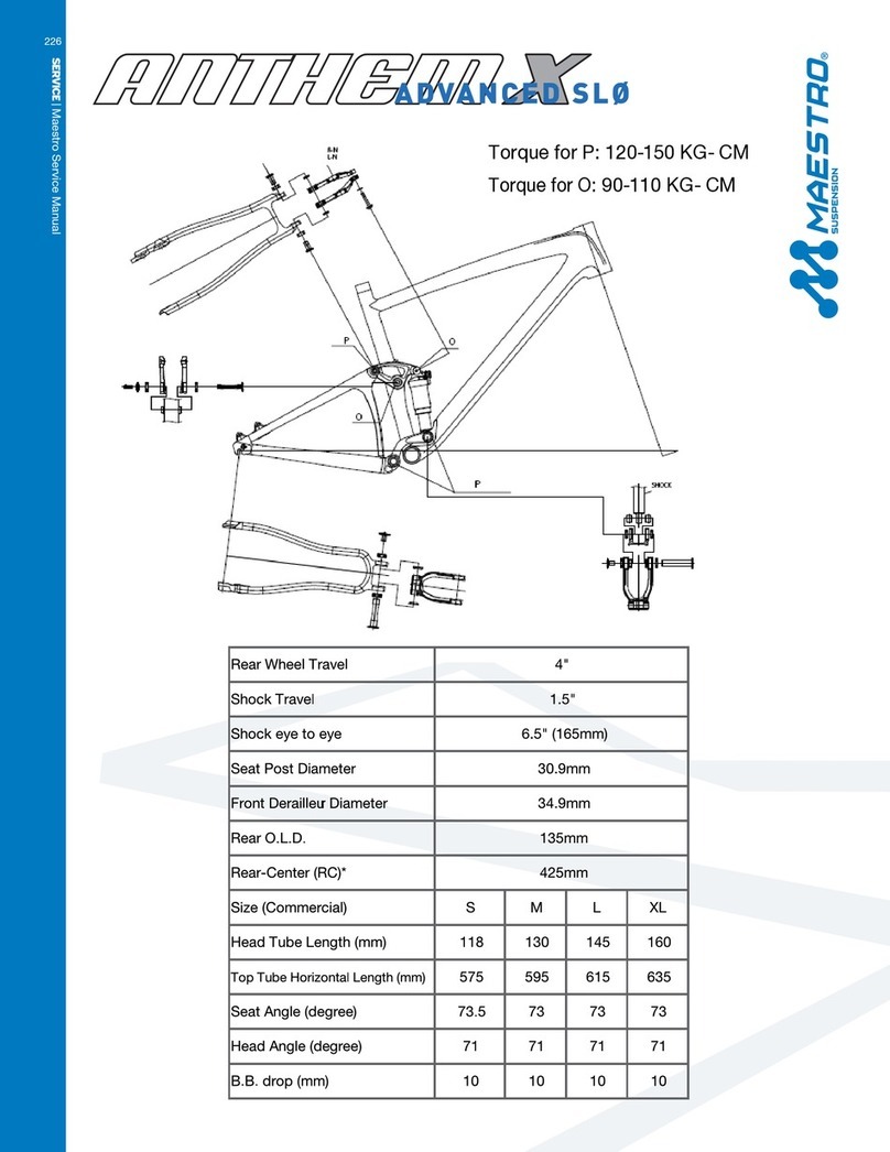 Giant ANTHEM X ADVANCED SL0 User manual
