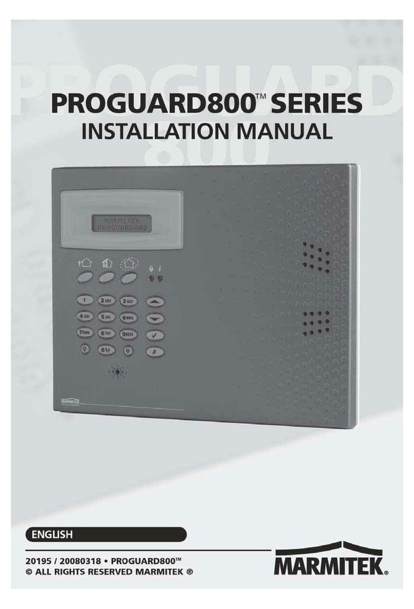 Marmitek PROGUARD 800 - QUICK installation manual