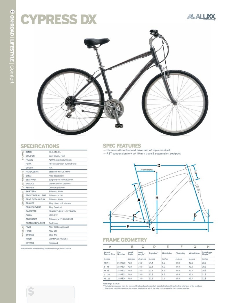 Giant CYPRESS DX - DATASHEET 2 User manual