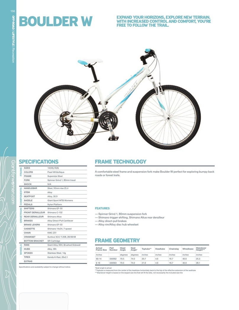 Giant BOULDER W User manual
