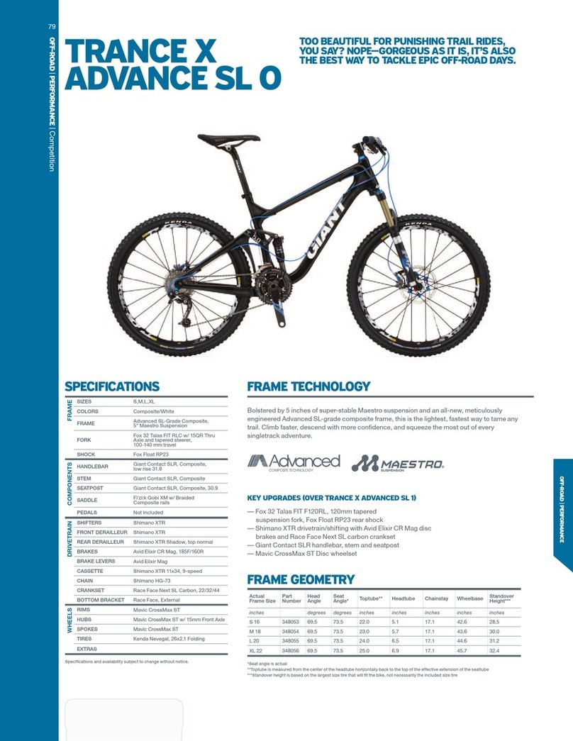 Giant TRANCE X ADVANCE SL 0 datasheet
