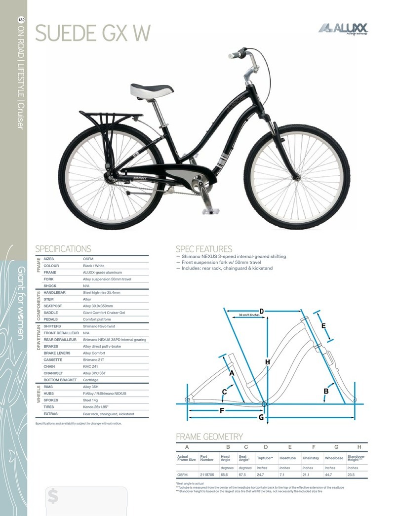 Giant SUEDE GX W User manual