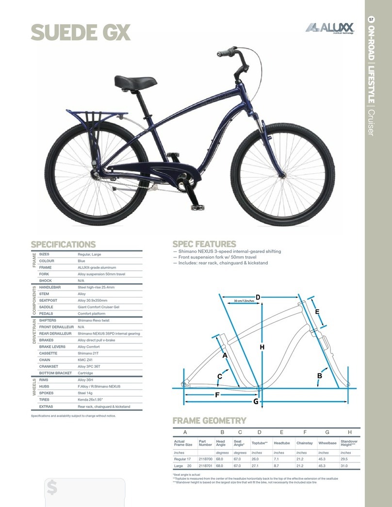 Giant SUEDE GX - DATASHEET 2 User manual