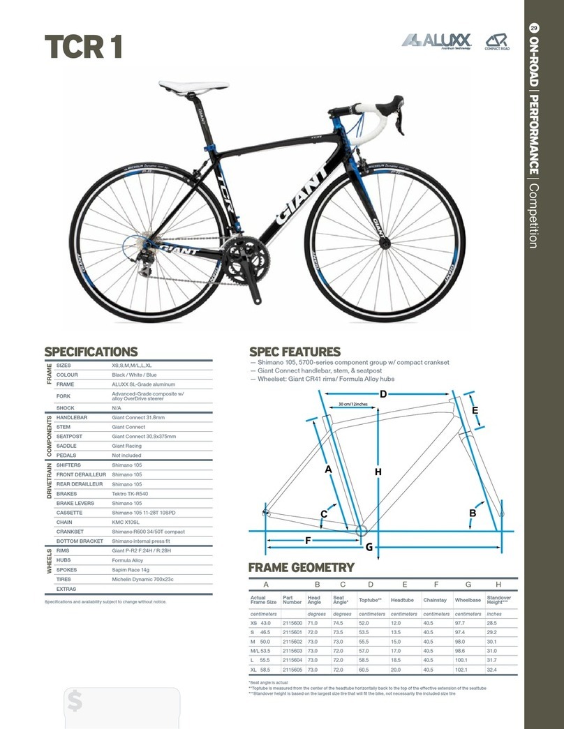 Giant TCR 1 User manual