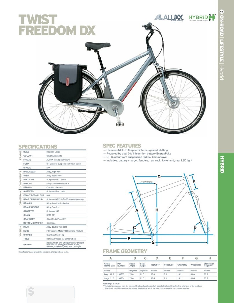 Giant TWIST FREEDOM DX datasheet