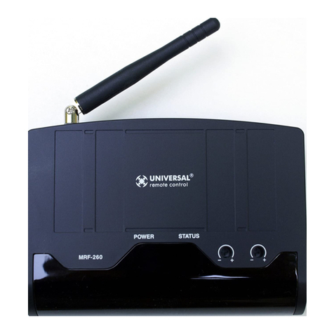 Universal Remote Control Complete Control MRF-260 User manual Universal Remote Control Complete Control MRF-260 User manual