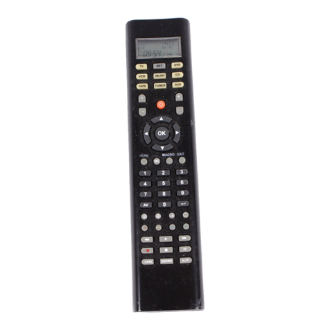 Universal Remote Control TeLeCOMMANDE UNIVERSELLE RC 8 User manual Universal Remote Control TeLeCOMMANDE UNIVERSELLE RC 8 User manual