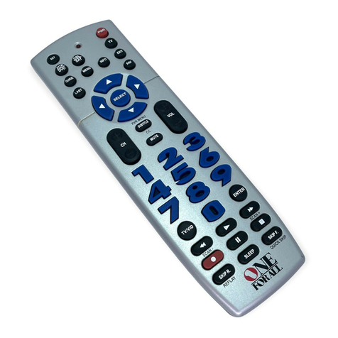 One Forall ONE FOR ALL URC3220 manual