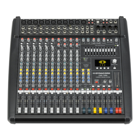 Dynacord CMS 1000-3 owner's manual