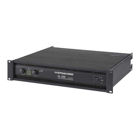 Dynacord SL 1200 - User manual