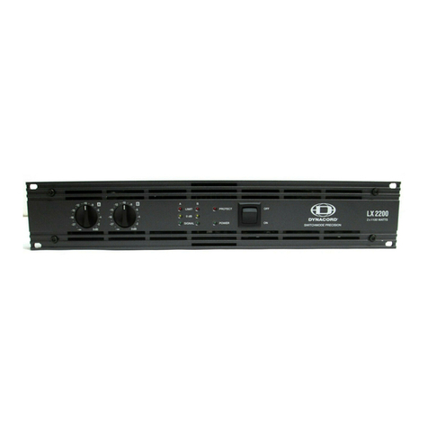 Dynacord LX 1600 owner's manual