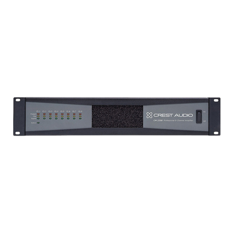Crest Audio CM SERIES owner's manual