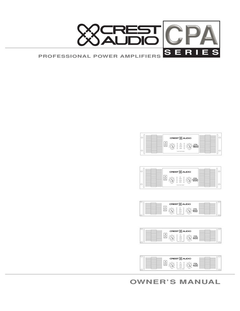 Crest Audio CPA manual