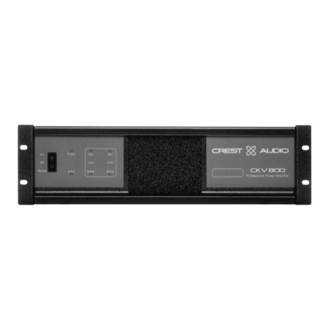 Crest Audio CKV800 User manual