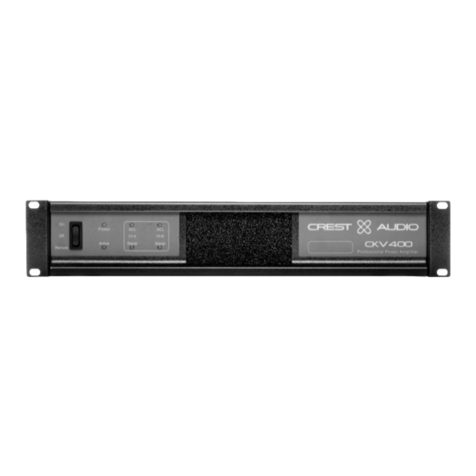 Crest Audio CKV400 User manual