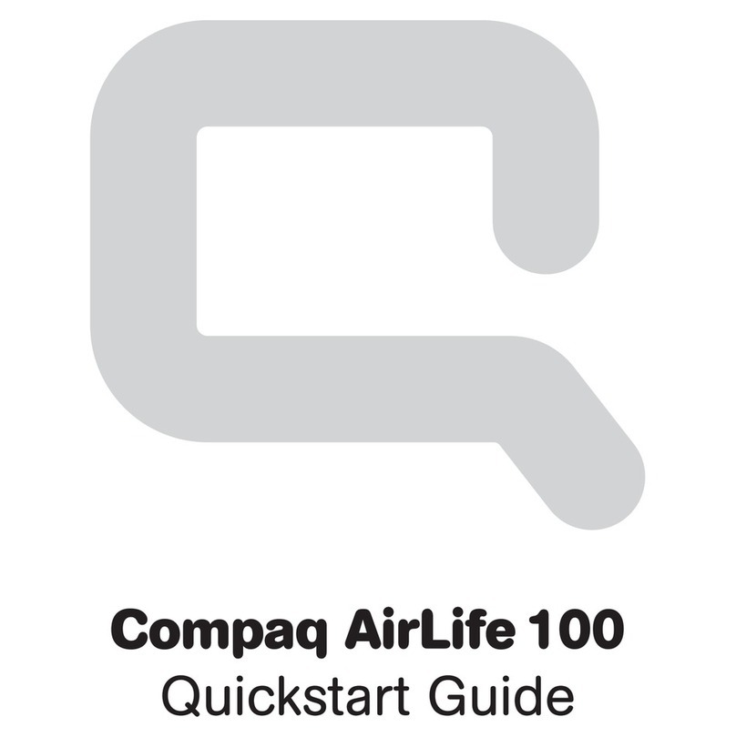 Compaq AirLife 100 User manual