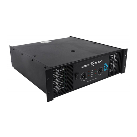 Crest Audio CA12 User manual