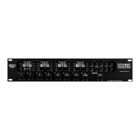 Crest Audio AM-811 AUTOMATIC MIXER User manual