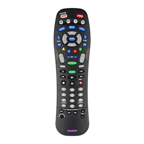 Universal Remote Control UR4U-MDVR2 operating instructions