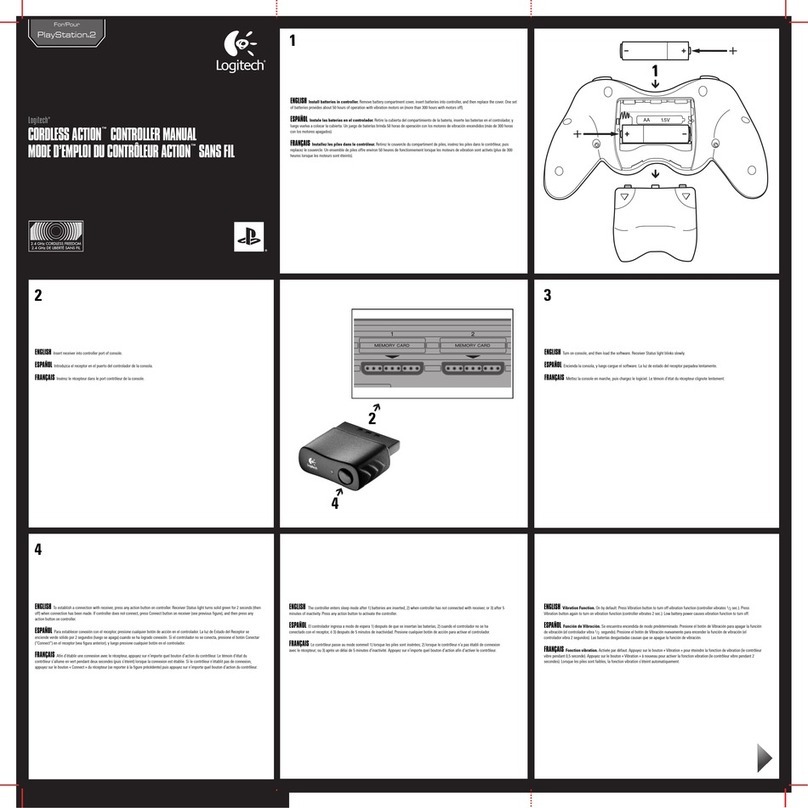 Logitech 963311-0403 - Action Controller Game Pad User manual