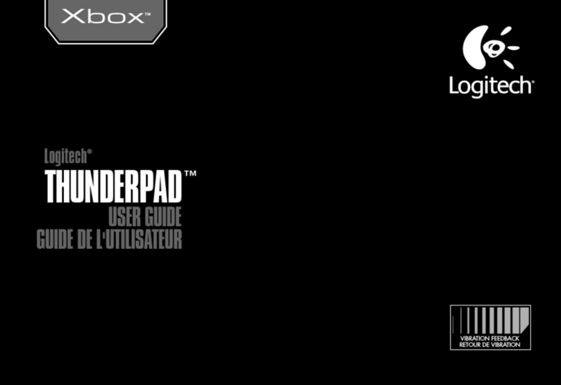 Logitech 963310-0403 - Thunderpad Controller For Xbox User manual