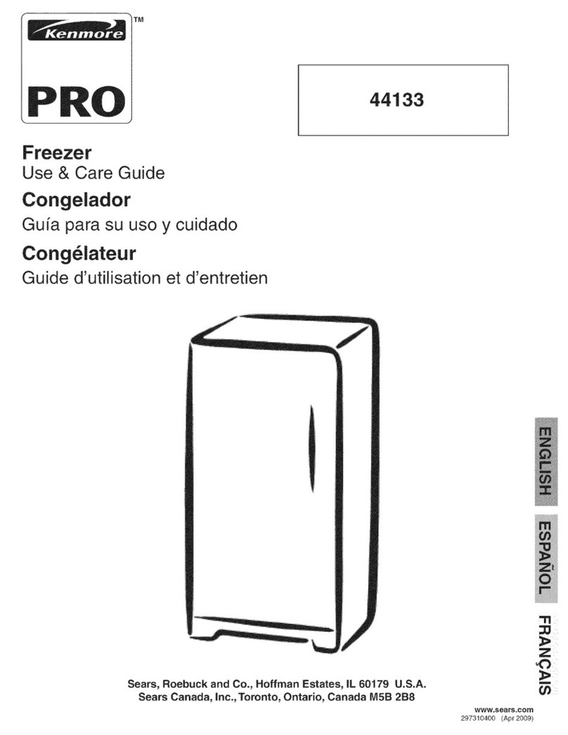 Kenmore 4413 - Pro 16.5 cu. Ft. Professional Size... Use and care guide Kenmore 4413 - Pro 16.5 cu. Ft. Professional Size... Use and care guide
