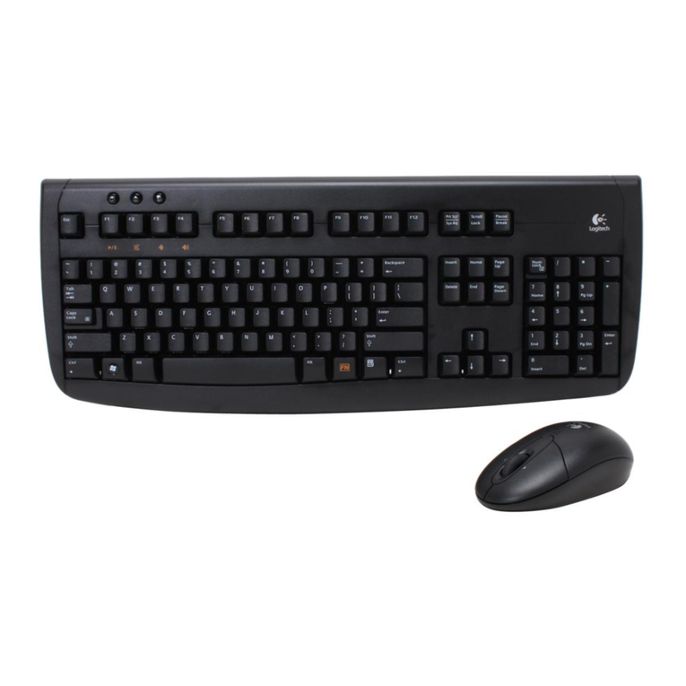 Logitech 920-000492 - Deluxe 660 Cordless Desktop Wireless... User manual