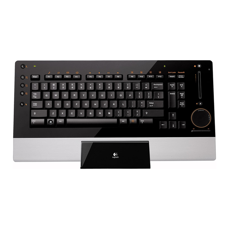 Logitech 967685-0403 - diNovo Edge Keyboard User manual