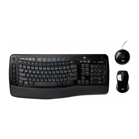 HP FQ481AA - Wireless Elite Desktop Keyboard quick start guide