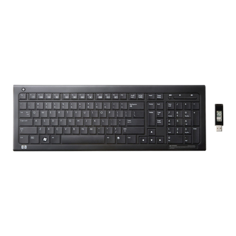 HP FQ480AA - Wireless Elite Keyboard User manual