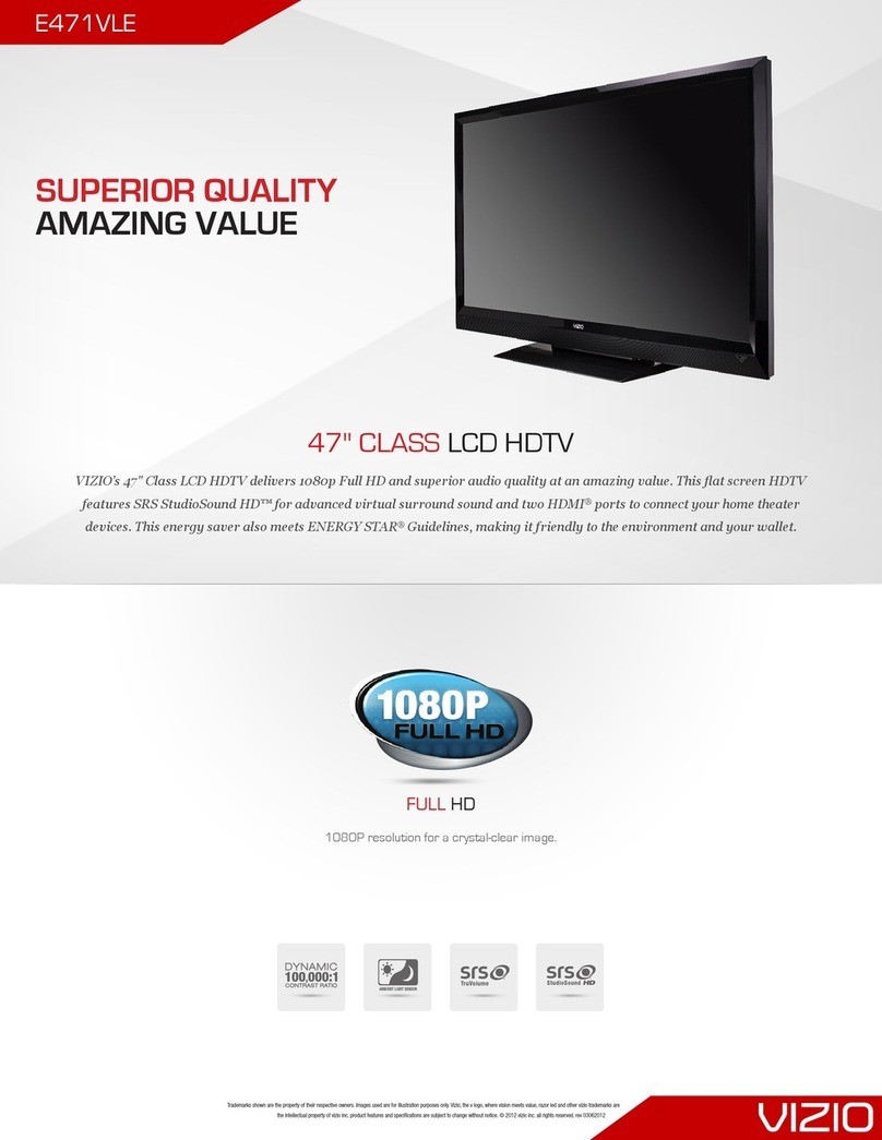Vizio E471VLE User manual