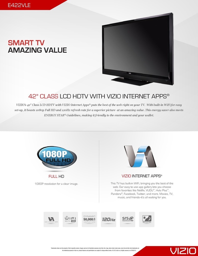 Vizio E422VLE User manual