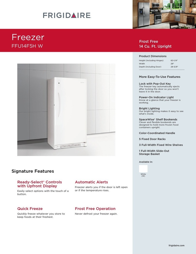 Frigidaire FFU14F5HW - 13.7 cu. Ft. Frost Free Upright... Product specifications Frigidaire FFU14F5HW - 13.7 cu. Ft. Frost Free Upright... Product specifications