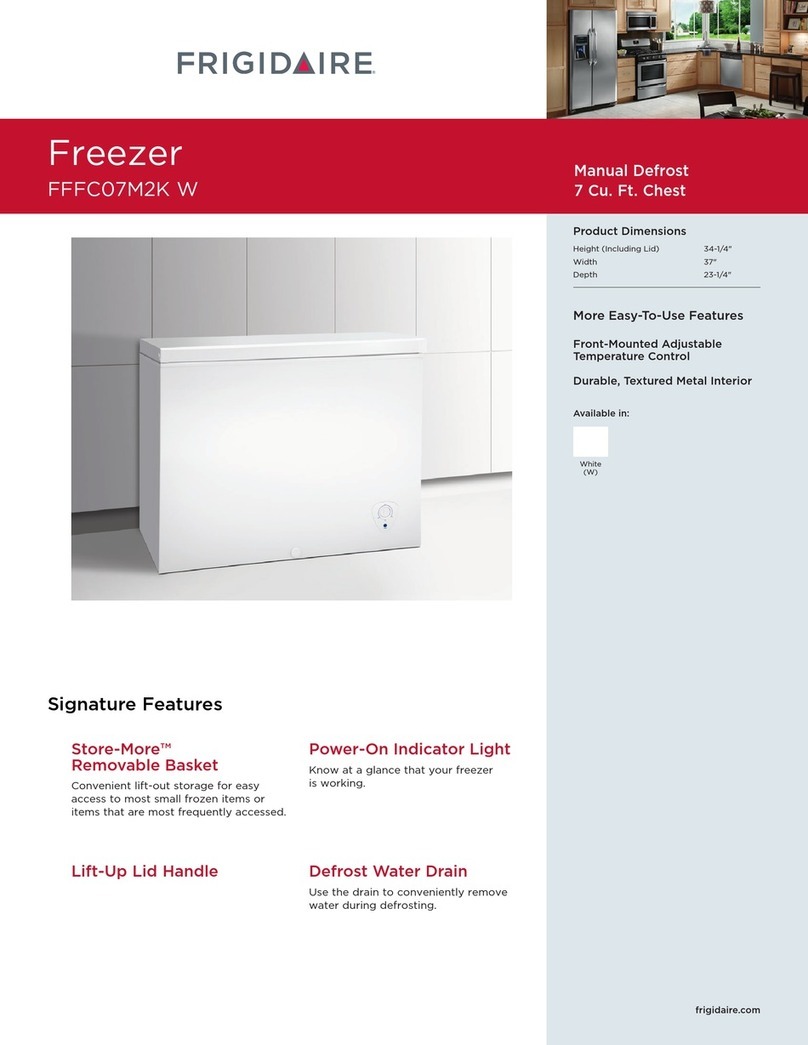 Frigidaire FFFC07M2KW Specifications Frigidaire FFFC07M2KW Specifications