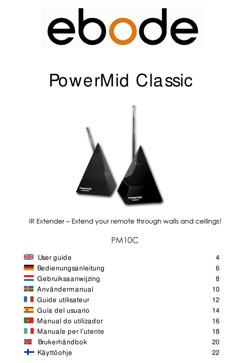 Ebode XDOM PM10C - PRODUCTSHEET User manual