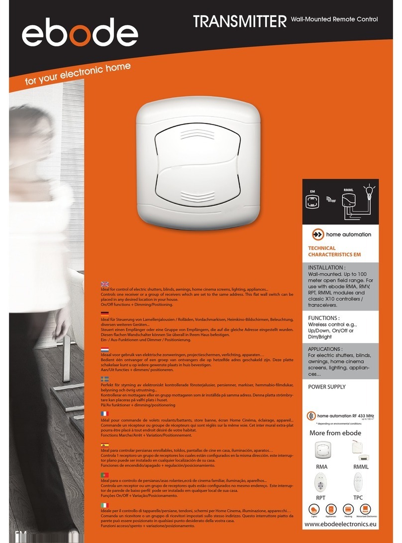 EDOBE XDOM EM - PRODUCTSHEET Original operating instructions