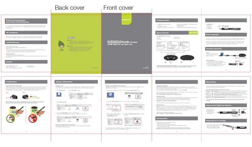 IOGear GPEN300 - QUICK START GUIDE FOR MAC User manual