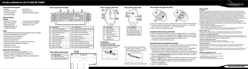 Rocket Fish RF-CMBO Parts list manual