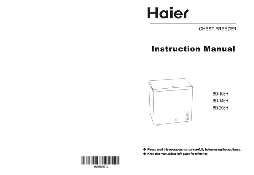 Haier BD-206H User manual
