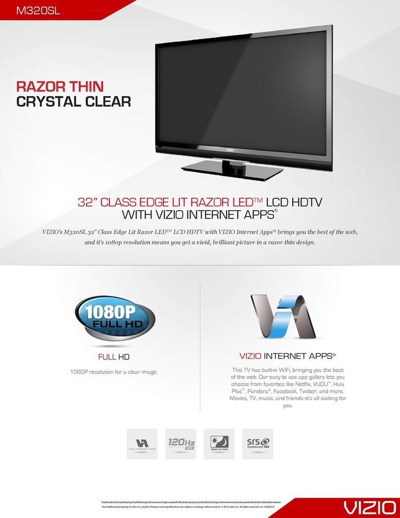 Vizio M320SL User manual